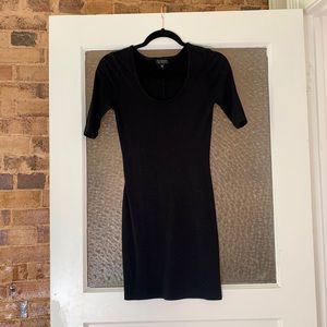 Topshop black mini dress